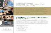 PRODUCT DEVELOPMENT EMPHASIS - Cal Poly
