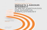 India’s labour market: A new emphasis on gainful ...