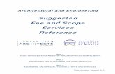 Suggested Fee and Scope Services Reference