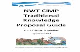 NWT CIMP Traditional Knowledge Proposal Guide