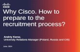 Why Cisco. How to prepare to the recruitment process?