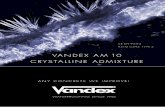 VANDEX AM 10 CRYSTALLINE ADMIXTuRE
