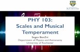 phy103 scales and temperament - University of Rochester