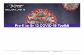 Pre-K to Grade 12 COVID-19 Toolkit