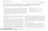 Molecular docking studies of Calotropis gigantea ...