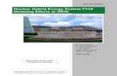 Nuclear Hybrid Energy System FY16 Modeling Efforts at ORNL