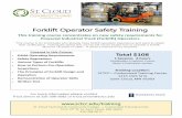 Forklift Operator Safety Training - SCTCC