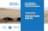 BRIEFING NOTE - United Nations