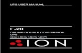 Ion F20 Install Manual - ION UPS