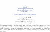 CS162 Operating Systems and Systems Programming Lecture 2 ...
