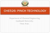 CHE526: PINCH TECHNOLOGY