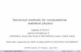 Numerical methods for computational statistical physics
