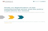 Study on digitalisation of the manufacturing sector and ...