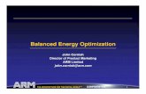 Balanced Energy Optimization