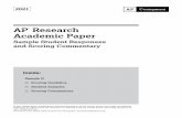 AP Research Academic Paper
