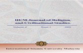 IIUM JOURNAL OF RELIGION AND CIVILISATIONAL STUDIES