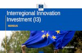 Interregional Innovation Investment (I3)