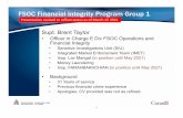 FSOC Financial Integrity Program Group 1