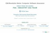 DIRECT FROM THE SOURCE FDA - INDUSTRY CSA TEAM