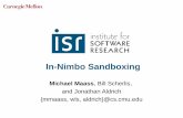 In-Nimbo Sandboxing