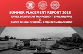 XAVIER INSTITUTE OF MANAGEMENT, BHUBANESWAR XAVIER …