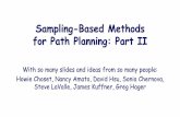 Sampling-Based Methods for Path Planning: Part II