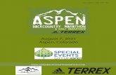 August 7, 2021 Aspen, Colorado