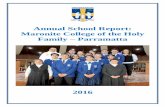 Annual School Report: Maronite College of the Holy Family ...