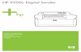 HP 9200c Digital Sender