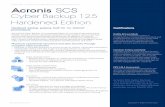 Cyber Backup 12.5 Hardened Edition - Acronis SCS