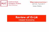 Review of IS-LM - Isaac Baley