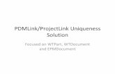 PDMLink/ProjectLink Uniqueness Solution
