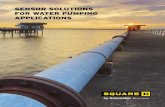 SENSOR SOLUTIONS FOR WATER PUMPING APPLICATIONS
