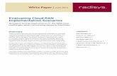 Evaluating Cloud RAN Implementation ... - Think Small Cell