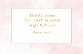 Guest WiFi Printable Pink Watercolor - Amazon S3