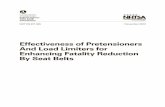 Effectiveness of Pretensioners And Load Limiters for ...
