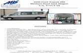2015 Ford Transit 350 Medium Roof ADA Wagon 3.7L Ti-VCT V6