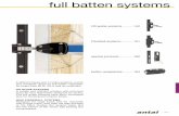 full batten systems - Antal