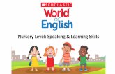 Nursery Level: Speaking & Learning Skills