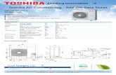 Toshiba Air Conditioning - RAV-GM Data Sheet