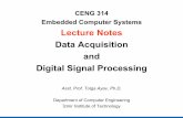 Lecture Notes Data Acquisition and Digital Signal Processing