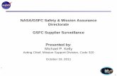 NASA/GSFC Safety & Mission Assurance Directorate GSFC ...