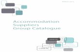 Accommodation Suppliers Group Catalogue