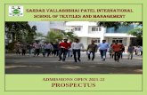SARDAR VALLABHBHAI PATEL INTERNATIONAL SCHOOL OF …