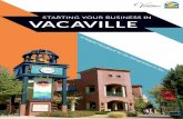 STARTING YOUR BUSINESS IN VACAVILLE