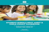 Student Enrollment Audit & Child Count Handbook
