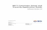 BD Cytometer Setup and Tracking Application Guide