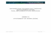 INFORMATION TECHNOLOGY SERVICE MANAGEMENT (ITSM) …