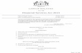 Act 758 Financial Services Act 2013 - BOT