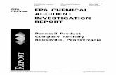 EPA CHEMICAL ACCIDENT INVESTIGATION REPORT Penzoil …